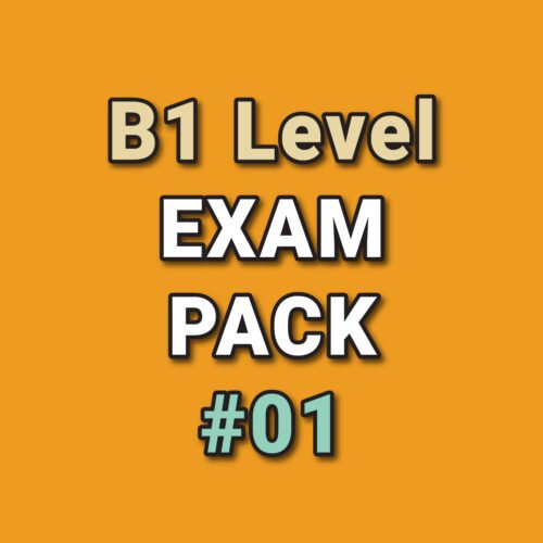 B1 Exam Pack #01 (5 Papers)