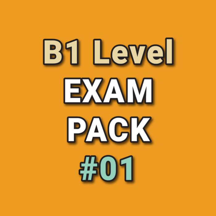 B1 Exam Pack #01 (5 Papers)