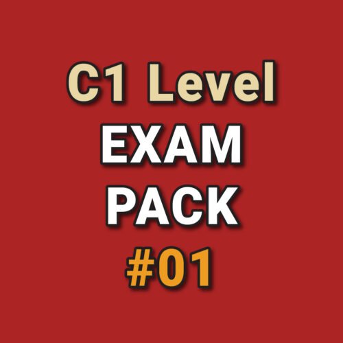C1 Exam Pack #01 (3 Papers)