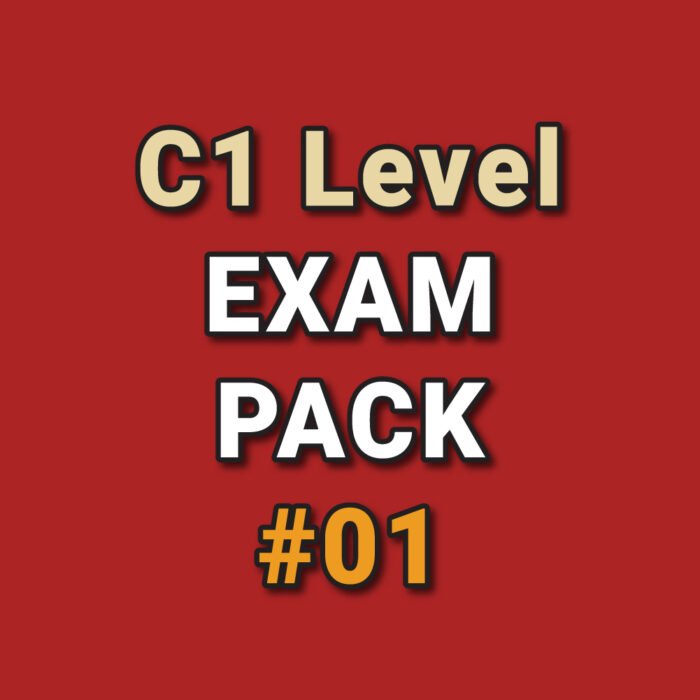 C1 Exam Pack #01 (3 Papers)