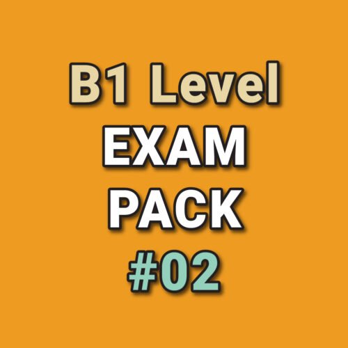 B1 Exam Pack #02 (5 Papers)