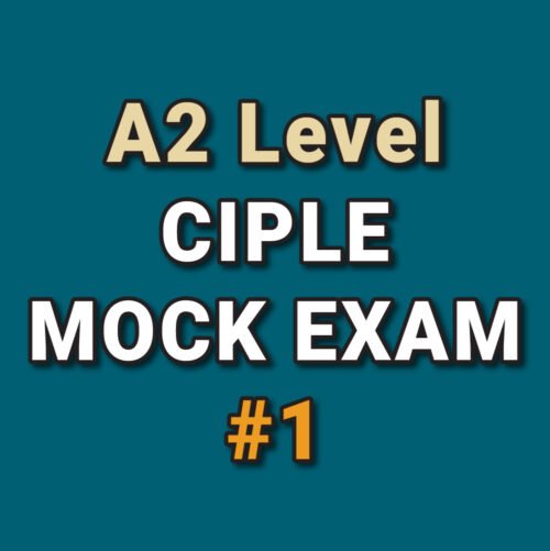 CIPLE A2 Mock Exam #1