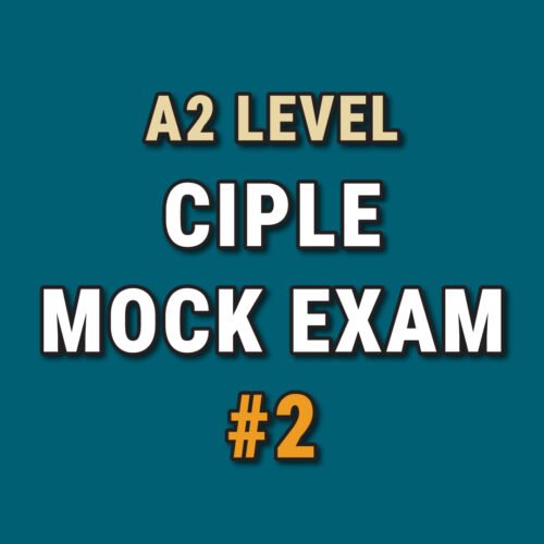CIPLE A2 Mock Exam #2